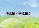 傅孟柏（傅孟柏）