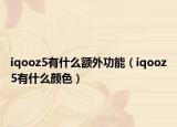 iqooz5有什么额外功能（iqooz5有什么颜色）