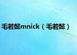 毛若懿mnick（毛若懿）