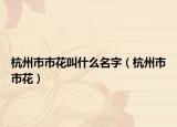杭州市市花叫什么名字（杭州市市花）