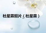 杜星霖照片（杜星霖）