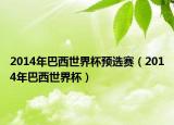2014年巴西世界杯预选赛（2014年巴西世界杯）
