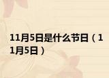 11月5日是什么节日（11月5日）