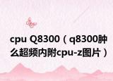 cpu Q8300（q8300肿么超频内附cpu-z图片）