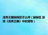 洛克王国蹦蹦鼠怎么得（蹦蹦鼠 游戏《洛克王国》中的宠物）