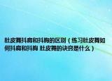 肚皮舞抖肩和抖胸的区别（练习肚皮舞如何抖肩和抖胸 肚皮舞的诀窍是什么）