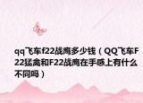 qq飞车f22战鹰多少钱（QQ飞车F22猛禽和F22战鹰在手感上有什么不同吗）