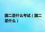国二是什么考试（国二是什么）