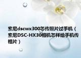 索尼dscwx300怎传照片过手机（索尼DSC-HX30相机怎样给手机传相片）