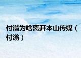 付滃为啥离开本山传媒（付滃）
