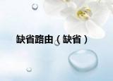 缺省路由（缺省）