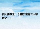 四大佛教之一（佛教 世界三大宗教之一）