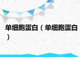 单细胞蛋白（单细胞蛋白）