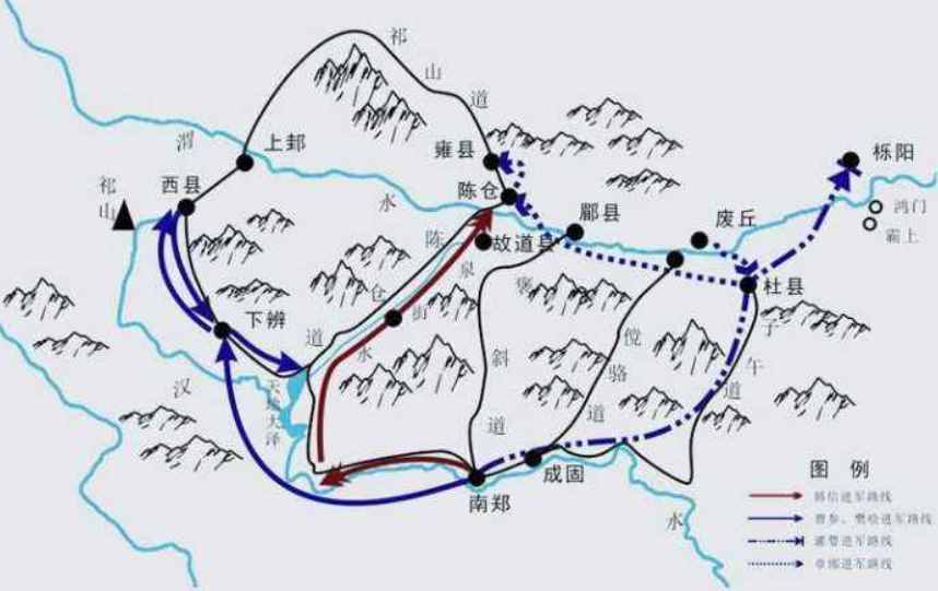 韩信的暗渡陈仓真的是决定性的吗？其实主要还是要靠刘邦