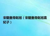 宋朝皇帝赵旭（宋朝皇帝赵旭熹妃子）