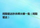 阿释密达秒杀辉火哪一集（阿释密达）