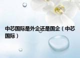 中芯国际是外企还是国企（中芯国际）
