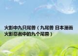 火影中九只尾兽（九尾兽 日本漫画火影忍者中的九个尾兽）