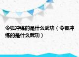 令狐冲练的是什么武功（令狐冲练的是什么武功）