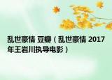乱世豪情 豆瓣（乱世豪情 2017年王岩川执导电影）