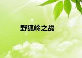 野狐岭之战