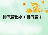 排气管出水（排气管）