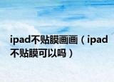 ipad不贴膜画画（ipad不贴膜可以吗）