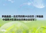 郭晶晶是一名优秀的跳水运动员（郭晶晶 中国跳水队原运动员奥运会冠军）