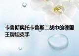 卡鲁斯奥托卡鲁斯二战中的德国王牌坦克手