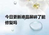 今日更新液晶屏碎了能修复吗