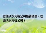巴西淡水河谷公司最新消息（巴西淡水河谷公司）