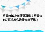 纽曼mh1706蓝牙耳机（纽曼tb107耳机怎么连接安卓手机）