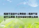 嘴唇干裂是什么导致的（嘴唇干裂是什么原因 不仅仅是缺水那么简单）