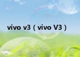 vivo v3（vivo V3）
