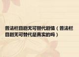 普法栏目剧无可替代剧情（普法栏目剧无可替代是真实的吗）