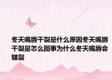 冬天嘴唇干裂是什么原因冬天嘴唇干裂是怎么回事为什么冬天嘴唇会皲裂