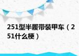251型半履带装甲车（251什么梗）