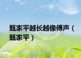 甄家平越长越像傅声（甄家平）