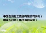 中国石油化工集团有限公司简介（中国石油化工集团有限公司）
