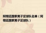 阿根廷国家男子足球队名单（阿根廷国家男子足球队）