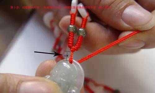 翡翠玉石吊坠打结编线手法，太有用了！