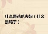 什么是鸡爪夫妇（什么是鸡子）