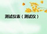 测试仪表（测试仪）