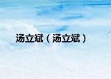 汤立斌（汤立斌）