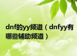 dnf的yy频道（dnfyy有哪些辅助频道）