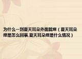 为什么一到夏天耳朵外面就痒（夏天耳朵痒是怎么回事,夏天耳朵痒是什么情况）