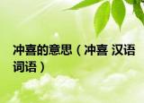 冲喜的意思（冲喜 汉语词语）