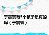 于震寰有5个孩子是真的吗（于震寰）