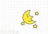 今日更新月亮简笔画（月亮）
