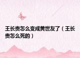 王长贵怎么变成黄世友了（王长贵怎么死的）